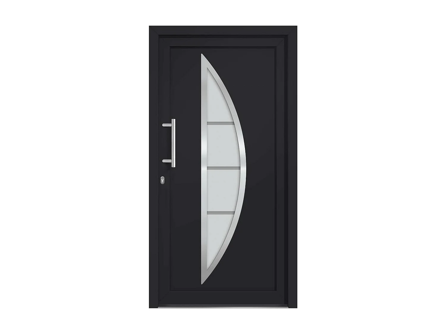 Porta d'ingresso Antracite 98x190 cm