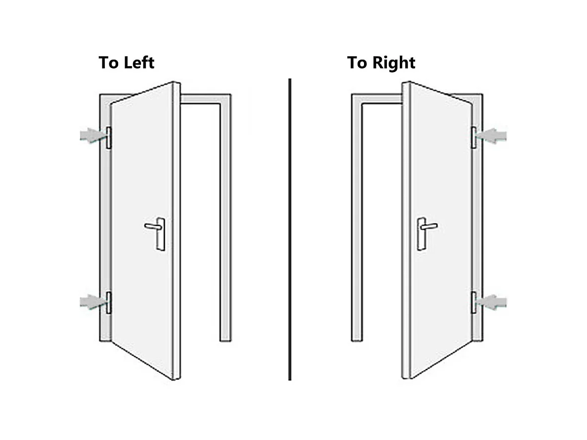 Antraciet toegangsdeur 108x208 cm