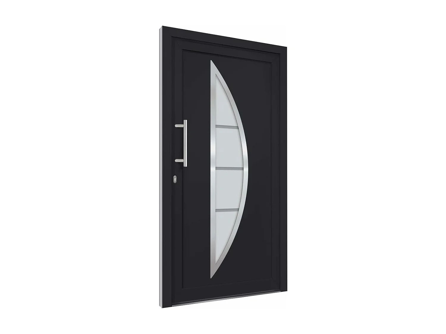 Porte d'entrée Anthracite 108x208 cm