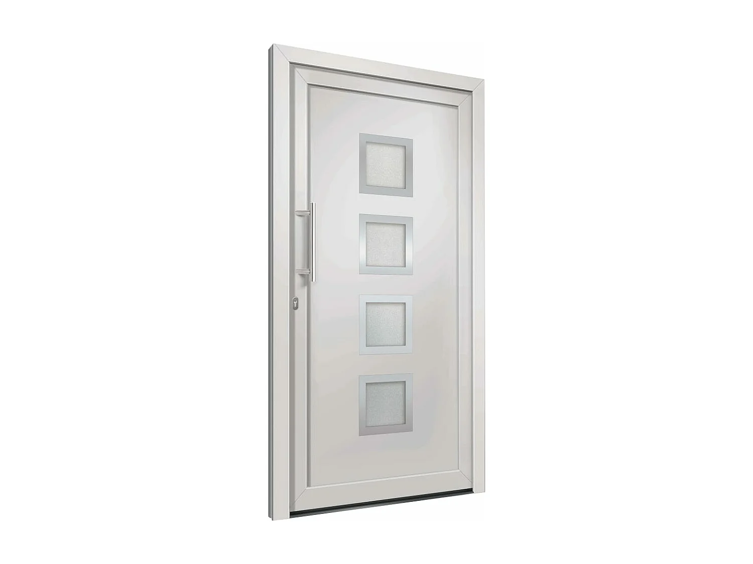 Porte d'entrée Blanc 98x200 cm