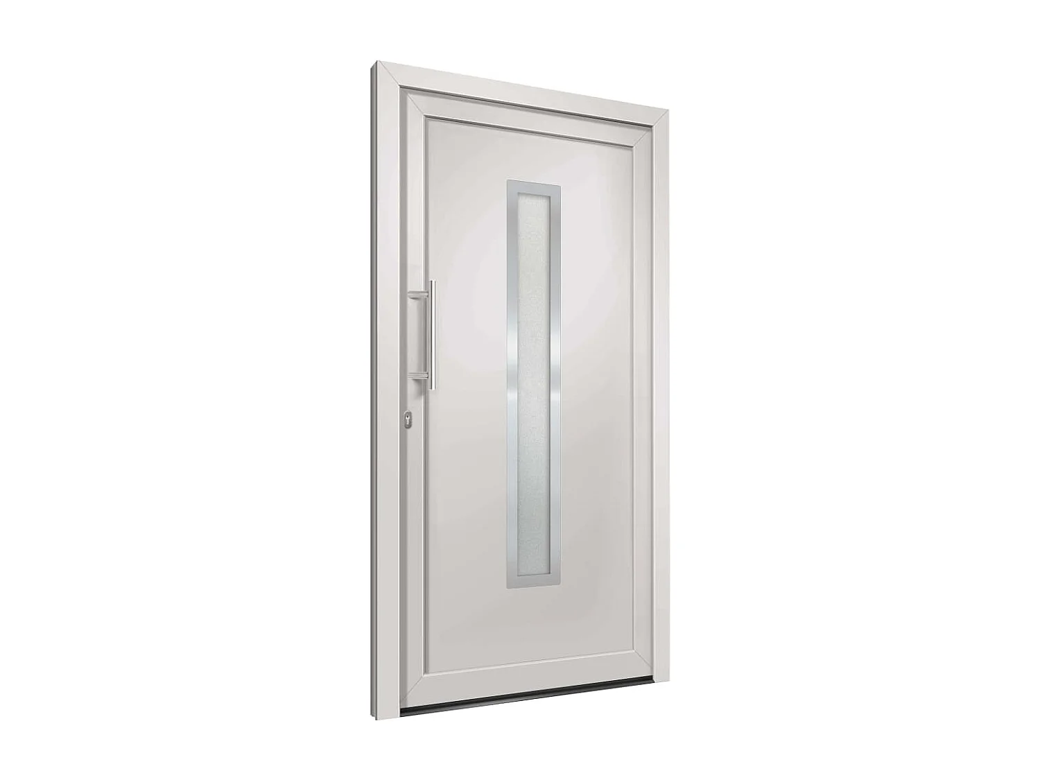 Porte d'entrée Blanc 108x208 cm