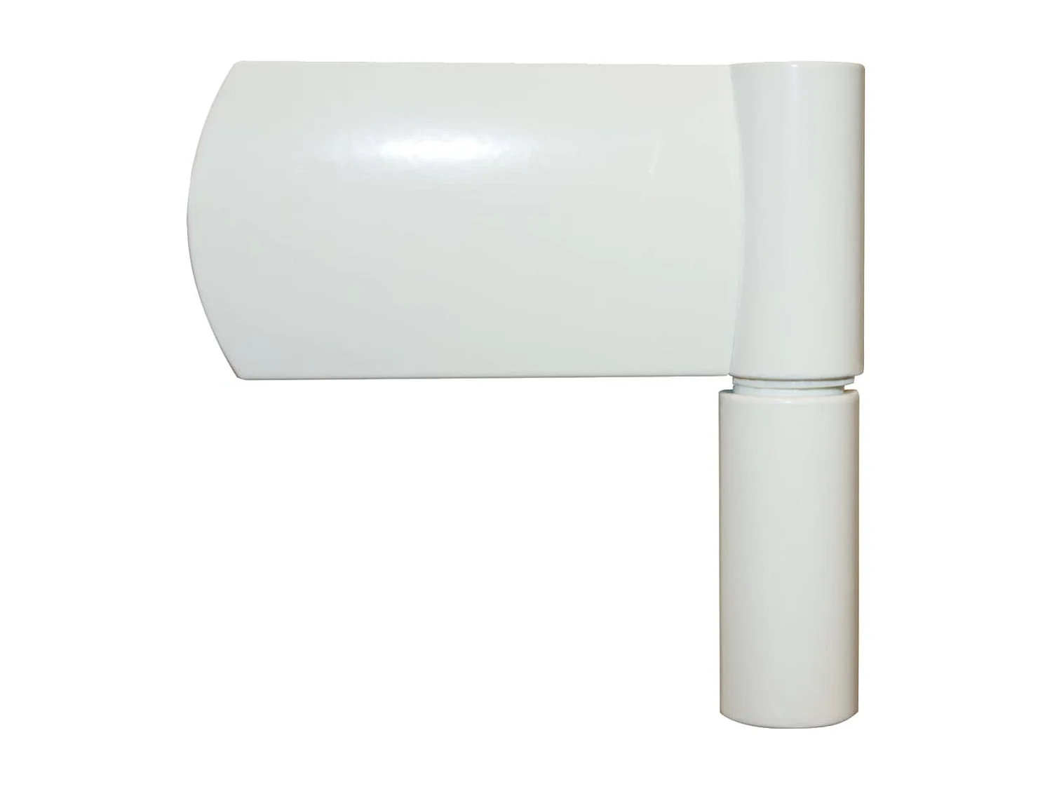 Antraciet toegangsdeur 100x210 cm Aluminium en PVC