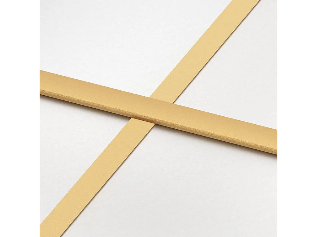 Porte coulissante doré 102,5x205 cm verre ESG dépoli aluminium