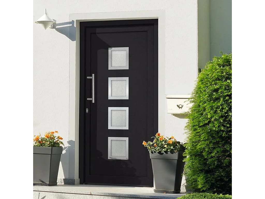 Porta d'ingresso Antracite 98x208 cm