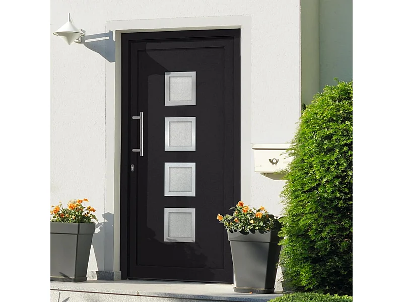 Porta d'ingresso Antracite 98x208 cm