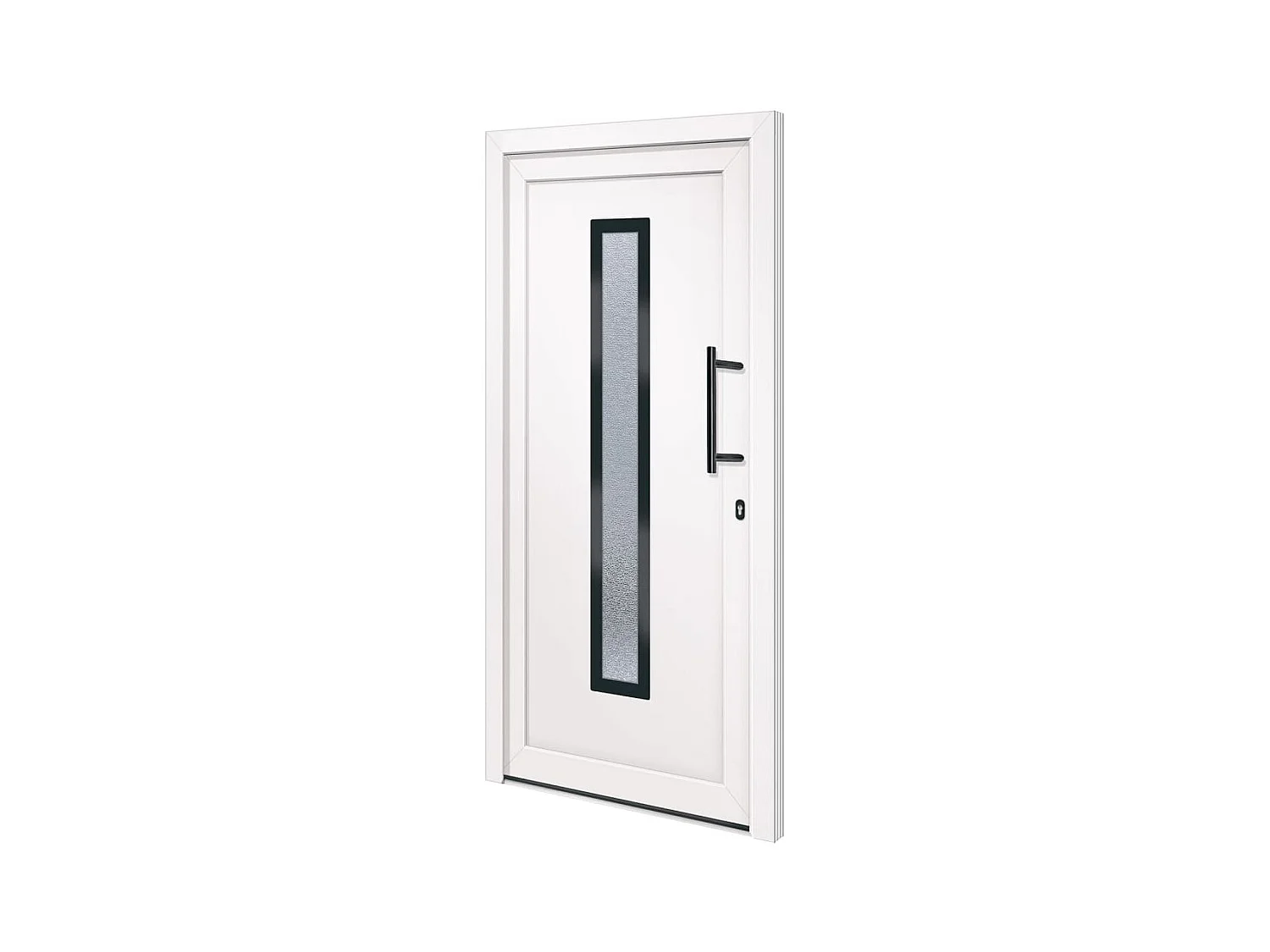 Toegangsdeur Wit 98x200 cm PVC