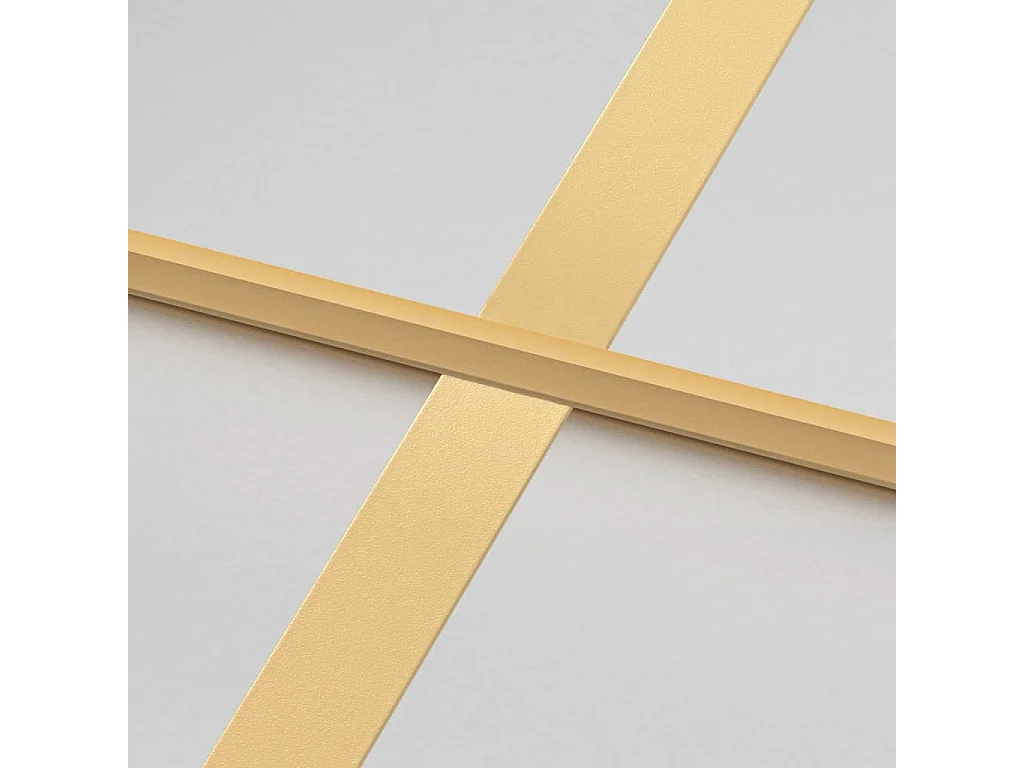 Porte intérieure mince doré 83x201,5 cm verre trempé aluminium