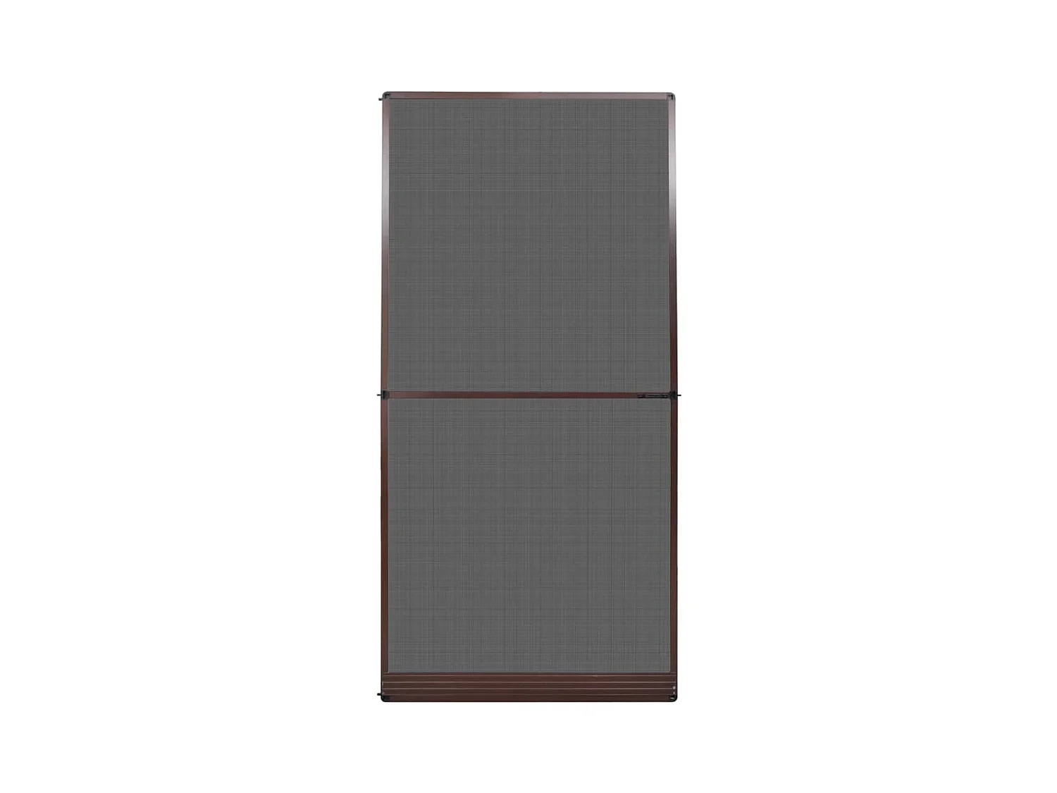 Opklapbaar muggennet voor deuren Bruin 120x240 cm