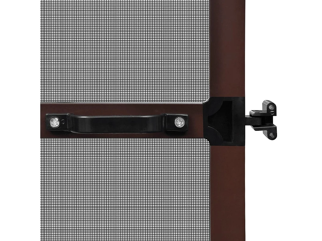 Zanzariera a battente per porte Marrone 120x240 cm