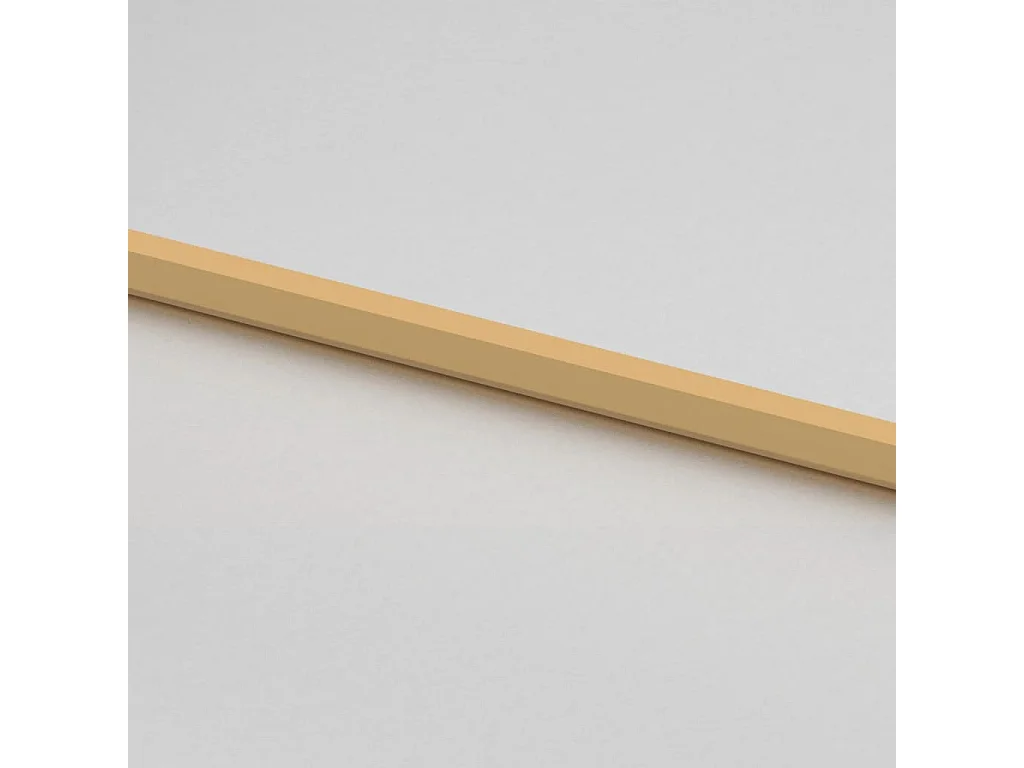 Dunne gouden binnendeur van gehard glas aluminium