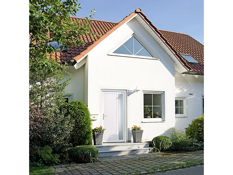 Toegangsdeur Wit 98x200 cm PVC