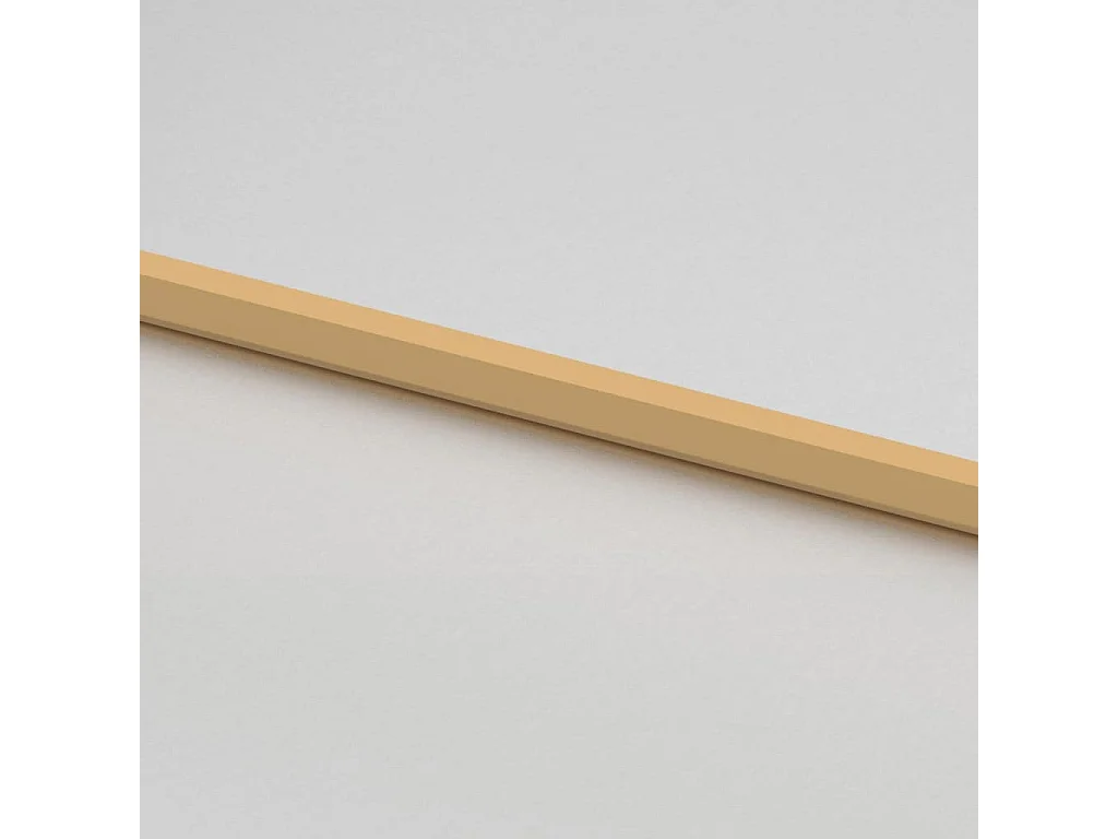 Porta interior dourada fina 76x201,5 cm vidro temperado alumínio