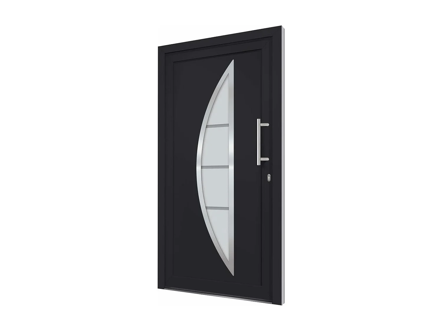 Porte d'entrée Anthracite 108x208 cm