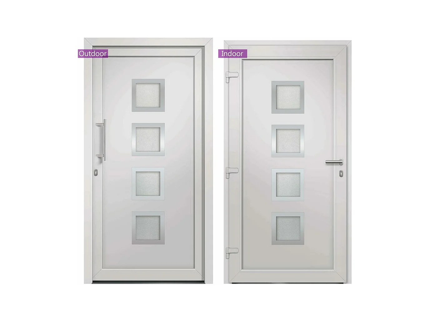 Porta d'ingresso Bianca 98x190 cm