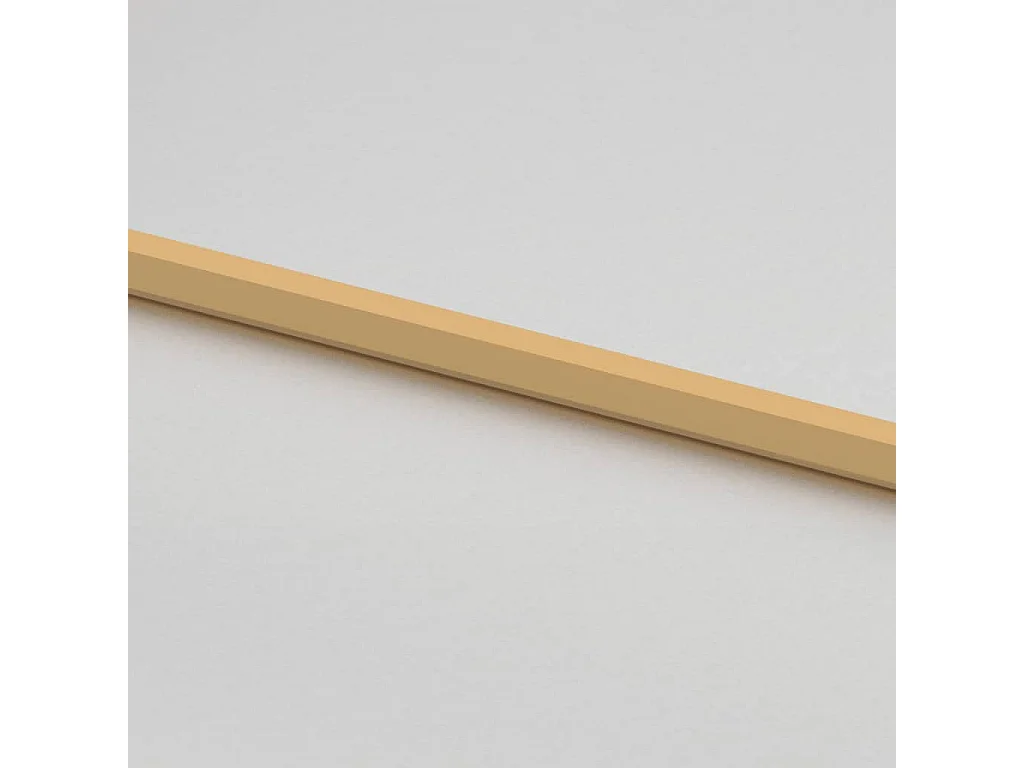 Porta interior dourada fina 83x201,5 cm vidro temperado alumínio