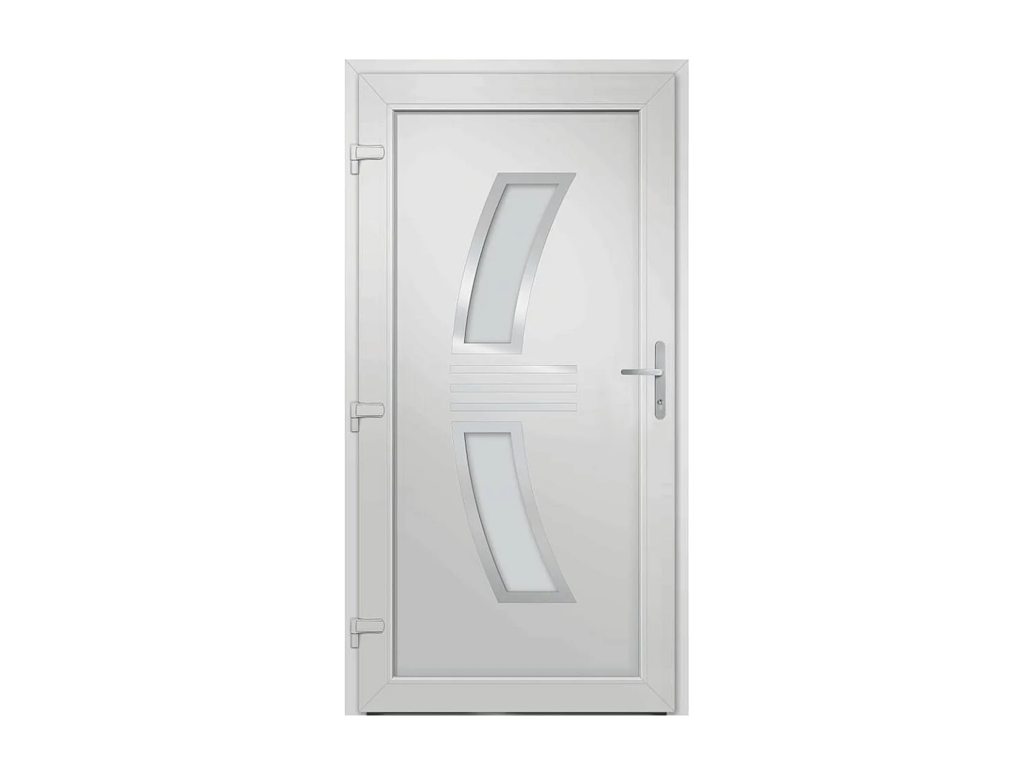 Puerta de entrada Blanca 98x208 cm PVC