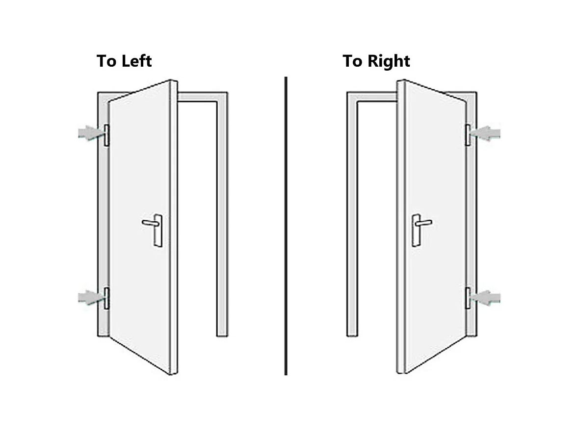 Porta d'ingresso antracite 108x208 cm PVC