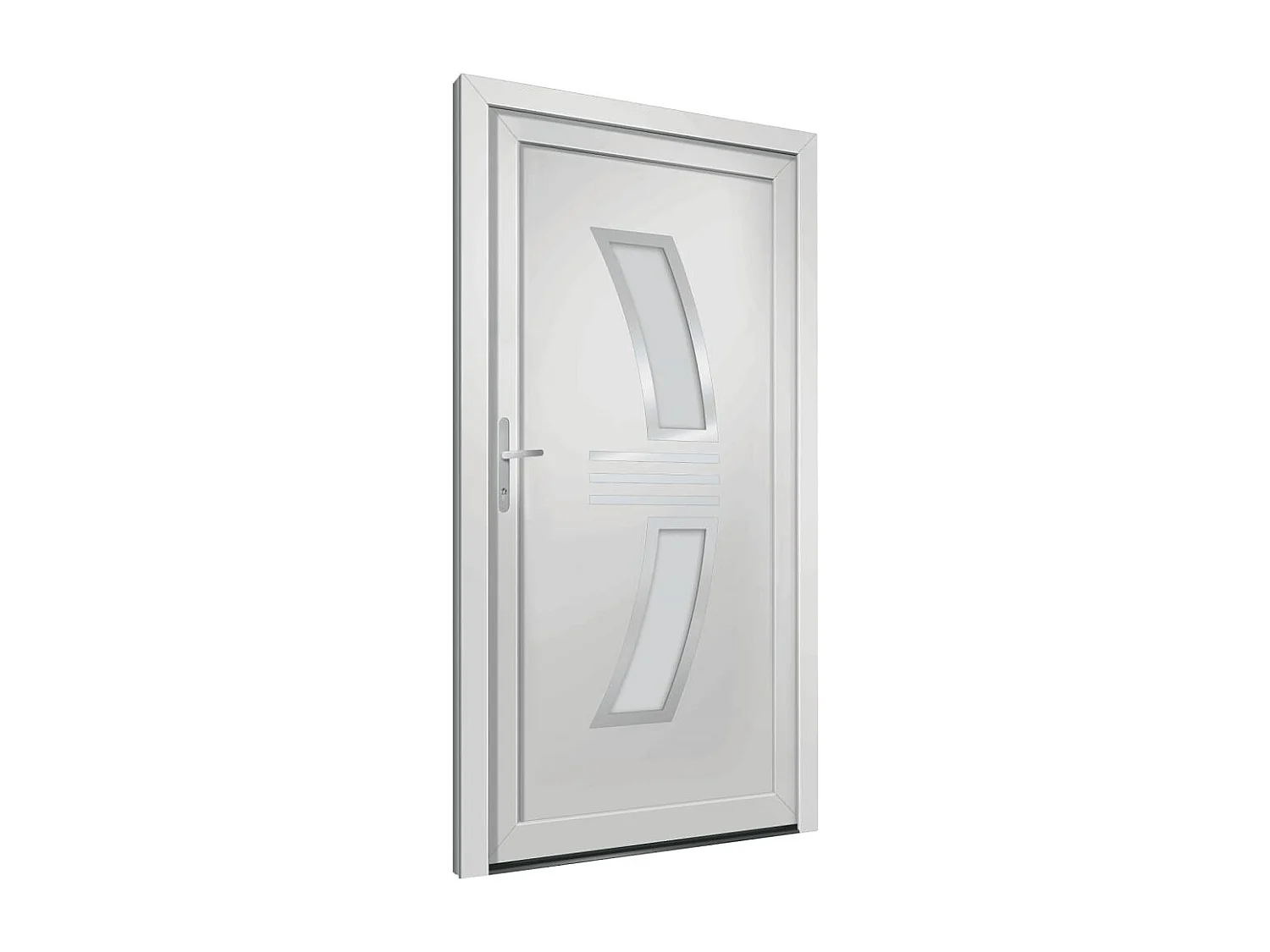 Toegangsdeur Wit 98x200 cm PVC