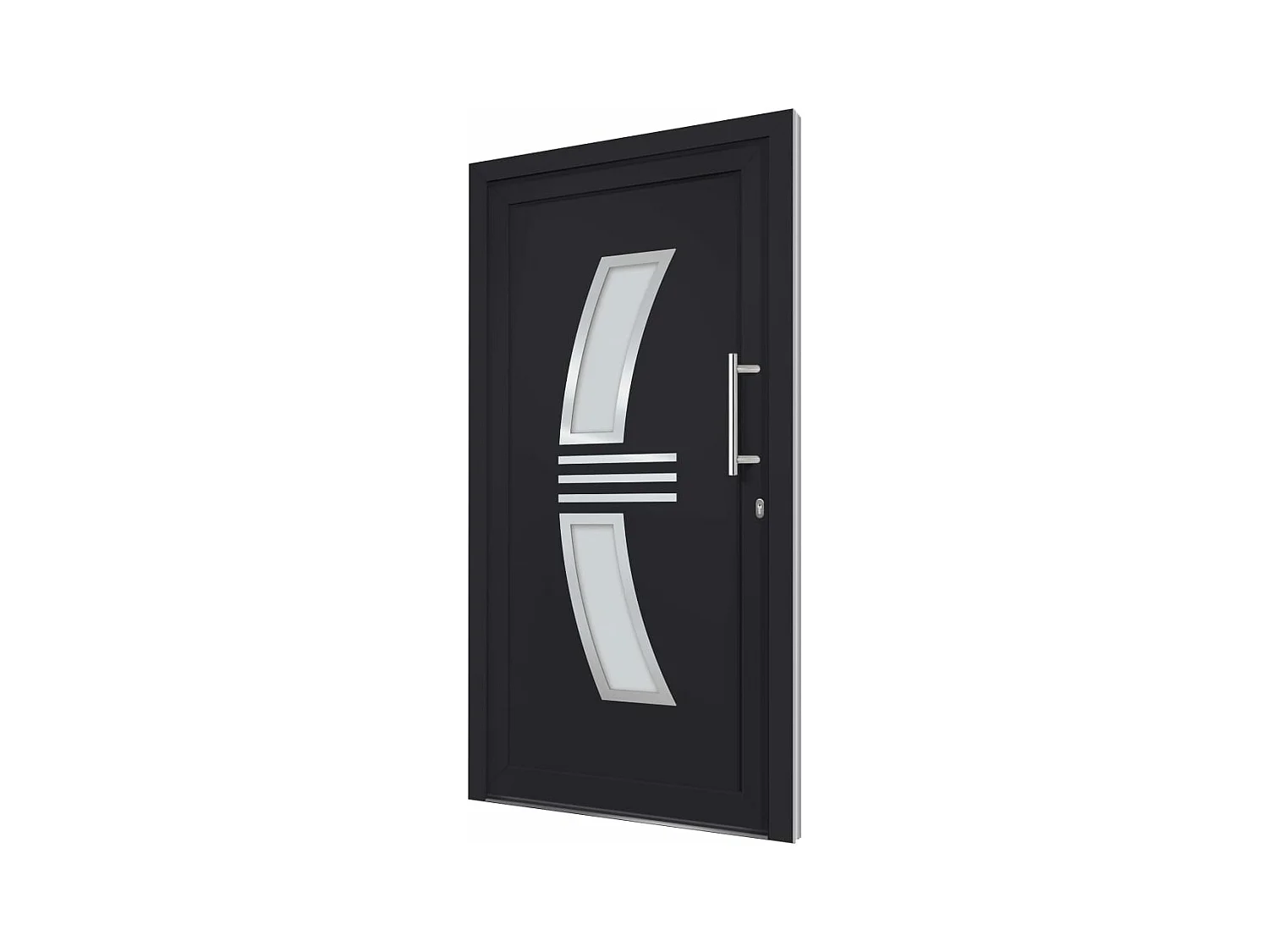 Antraciet toegangsdeur 108x208 cm