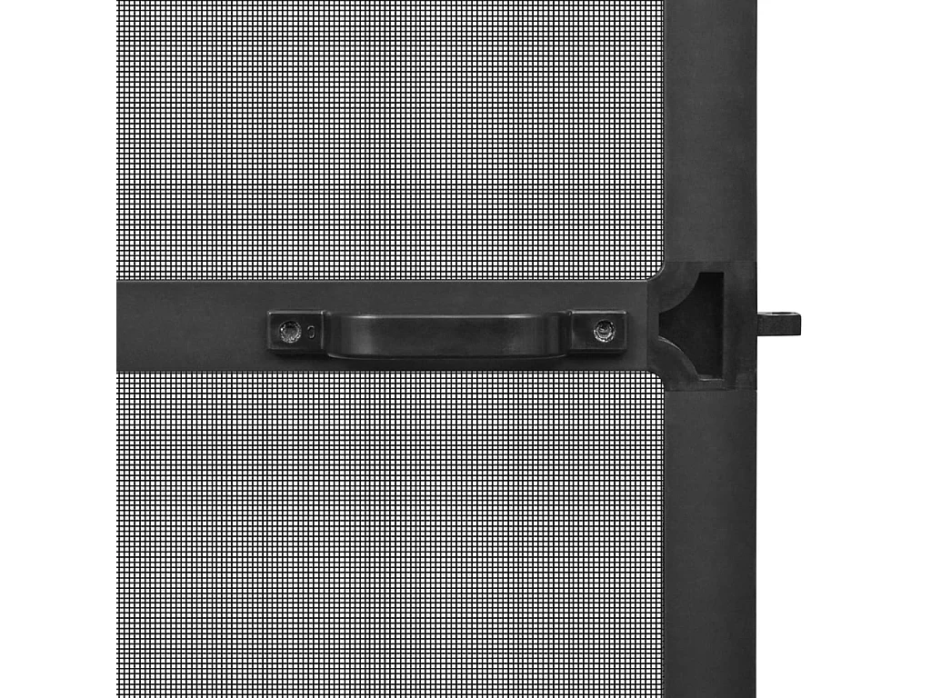 Rede mosquiteira articulada para portas Antracite 100x215 cm