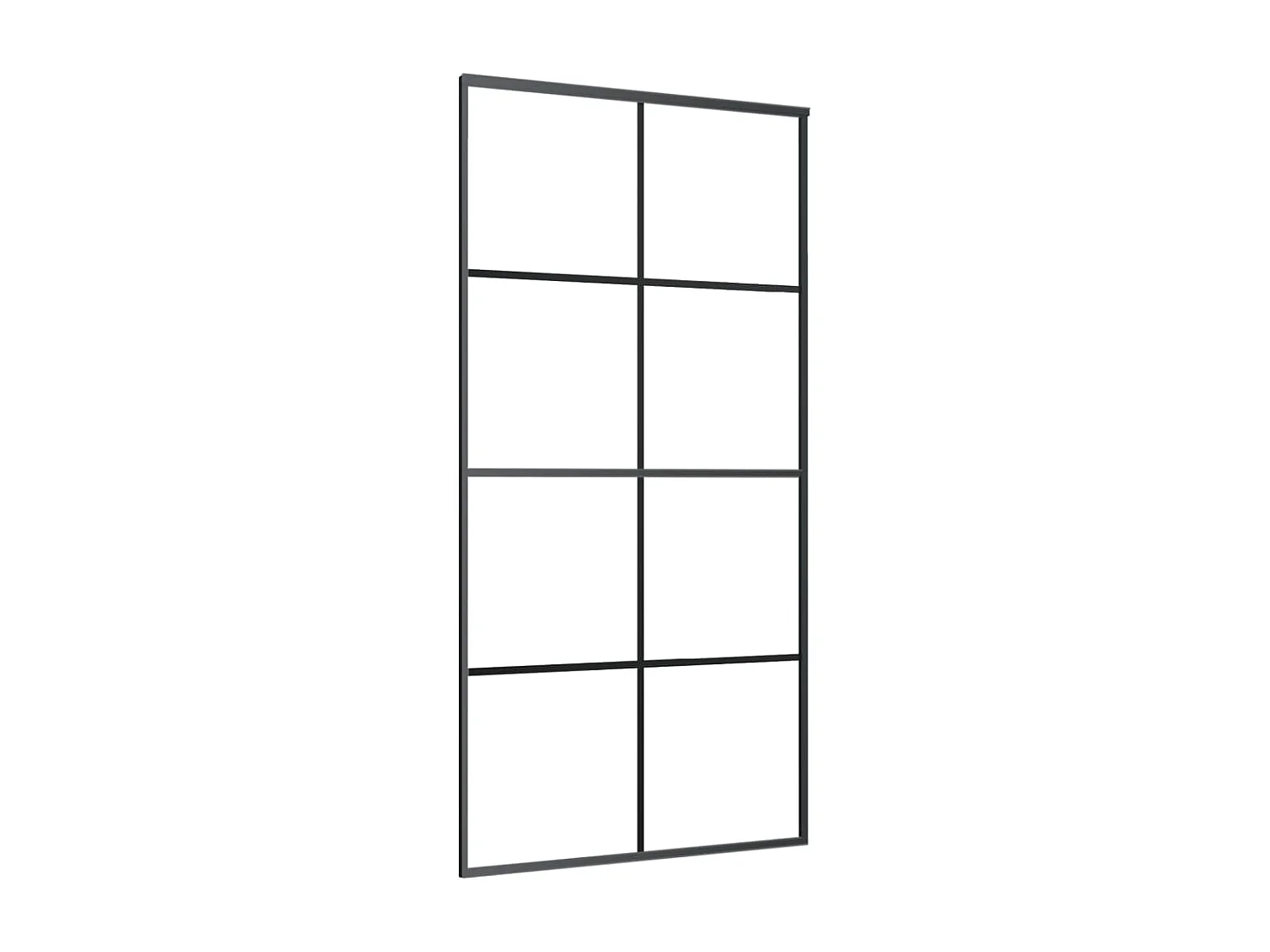 Anta scorrevole e kit ferramenta 102,5x205cm vetro ESG