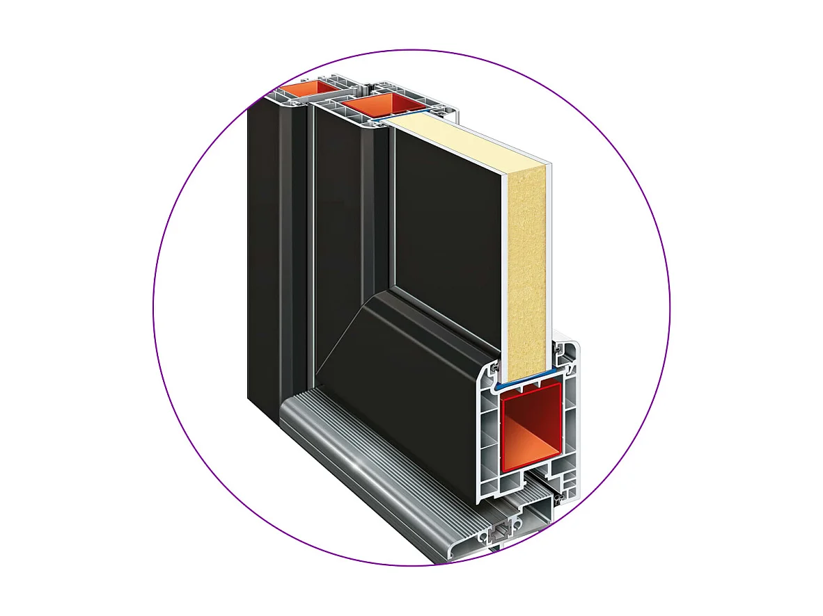 Porta d'ingresso Antracite 98x200 cm