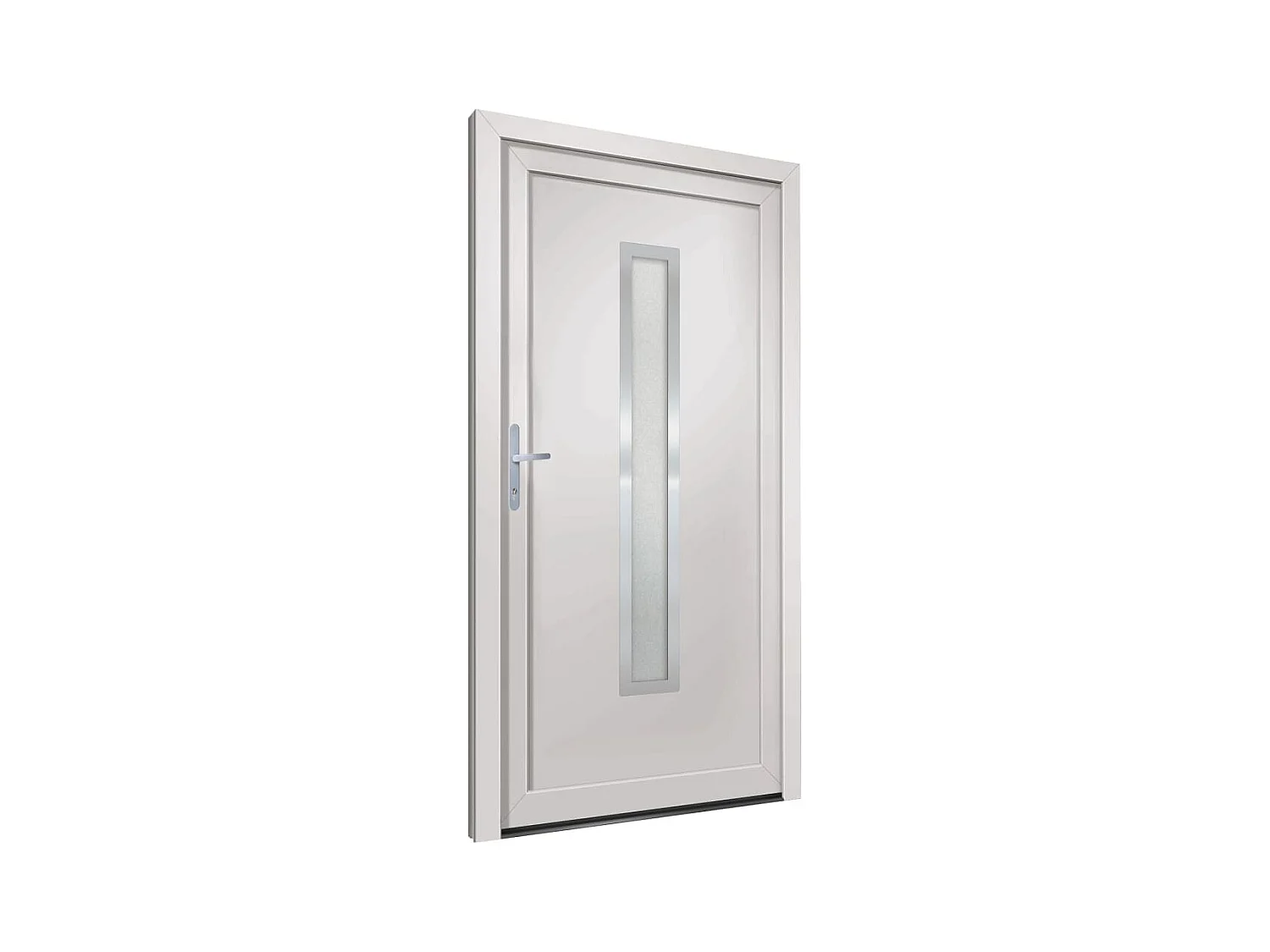 Porta d'ingresso PVC Bianco 108x208 cm