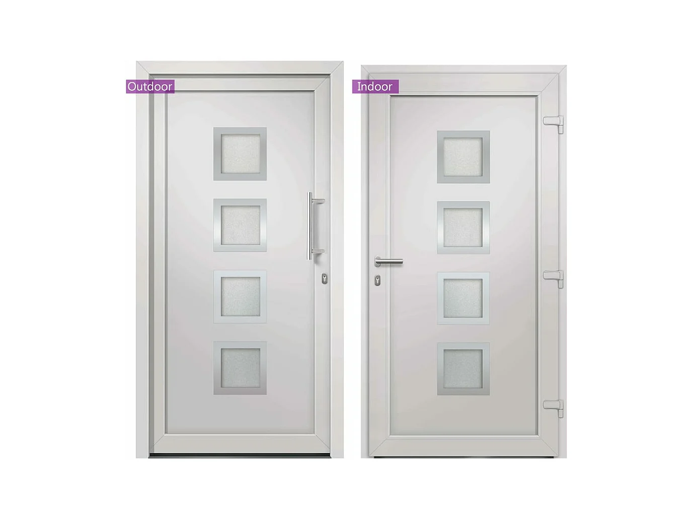 Porta d'ingresso Bianca 98x190 cm