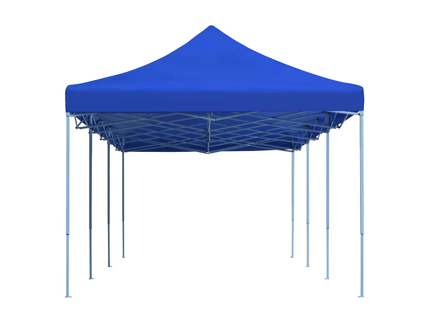 Gazebo Pieghevole Pop-Up 3x9 m Blu
