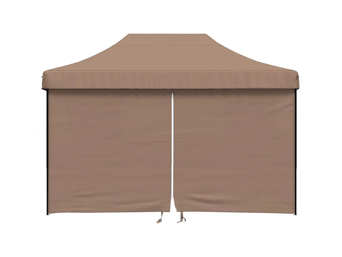 Tente de réception pliable escamotable avec 4 parois latérales