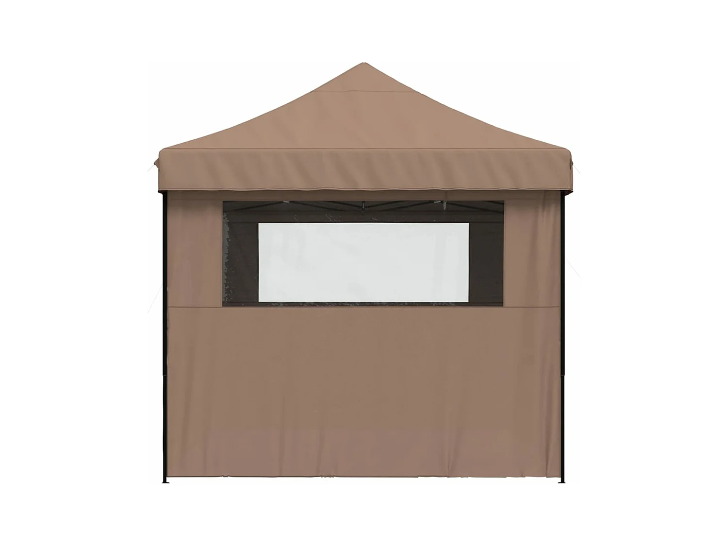 Tente de réception pliable escamotable avec 4 parois latérales