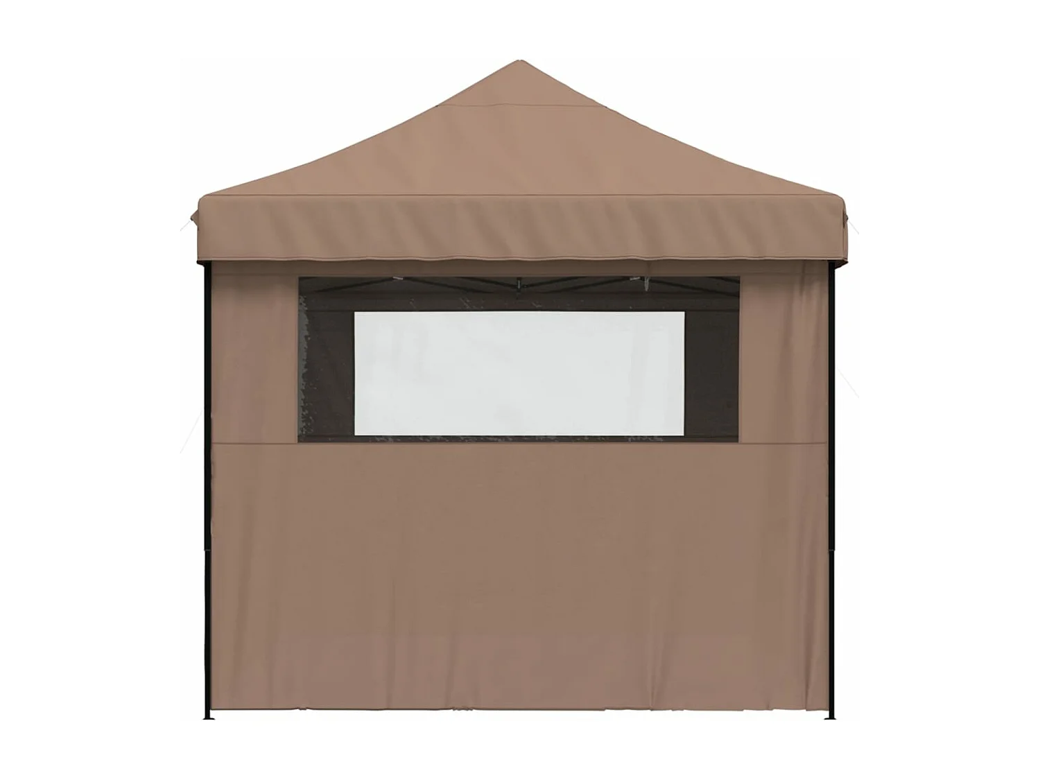 Tente de réception pliable escamotable avec 4 parois latérales