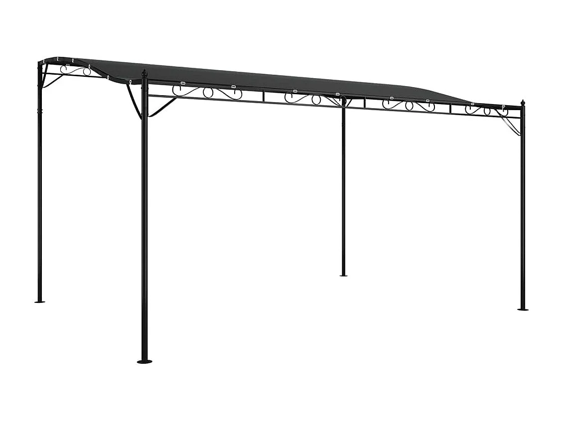 Tenda p/ festas c/ 10 paredes laterais em rede 3x12 m PEAD azul