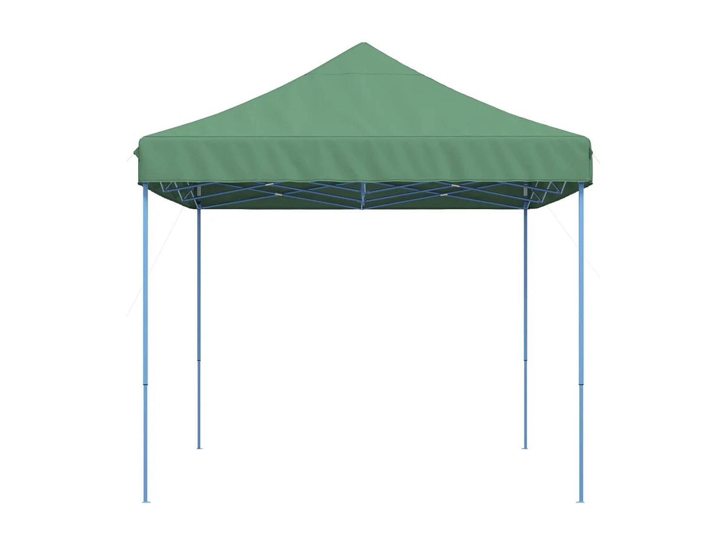 Tente de réception pliable escamotable vert 410x279x315 cm