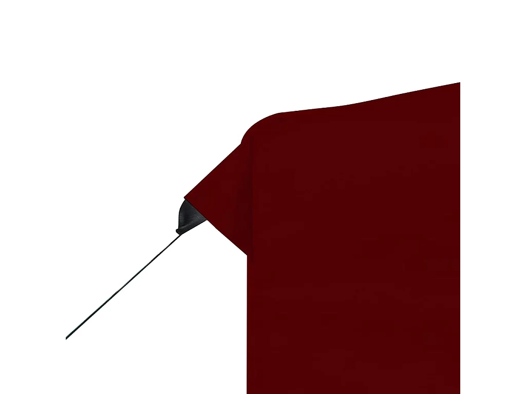 Carpa plegable profesional y paredes aluminio rojo tinto 3x3m