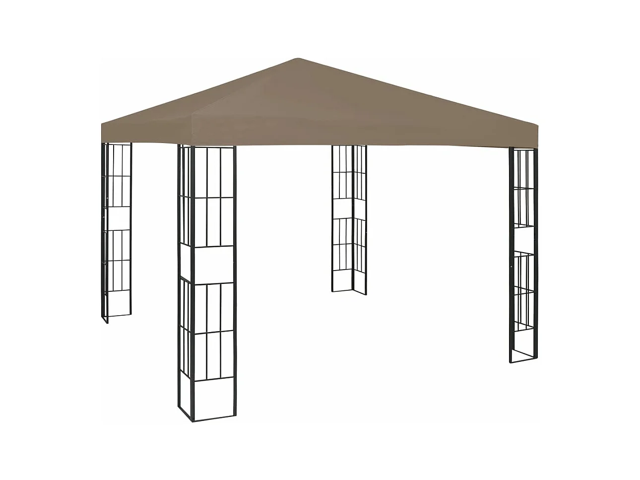 Pavillon 3x3 m Taupe
