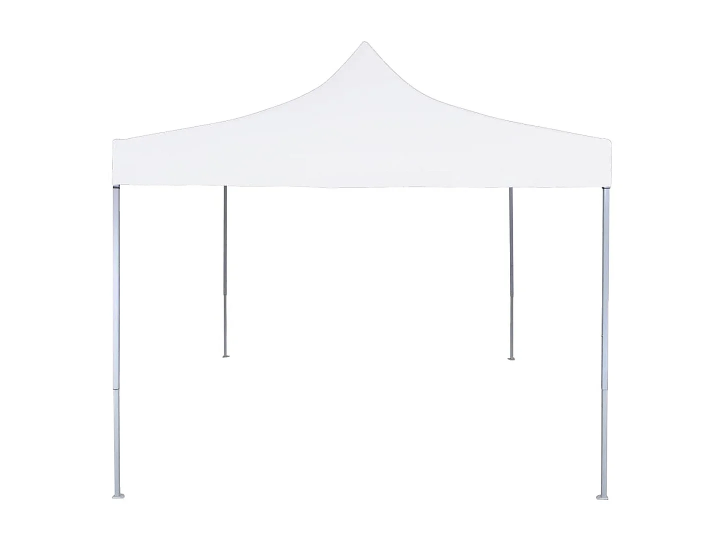 Tente de réception pliable professionnelle 3x3 m Acier Blanc
