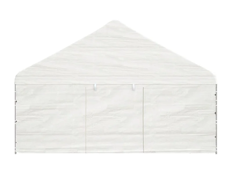 Belvédère avec toit blanc 11,15x5,88x3,75 m polyéthylène