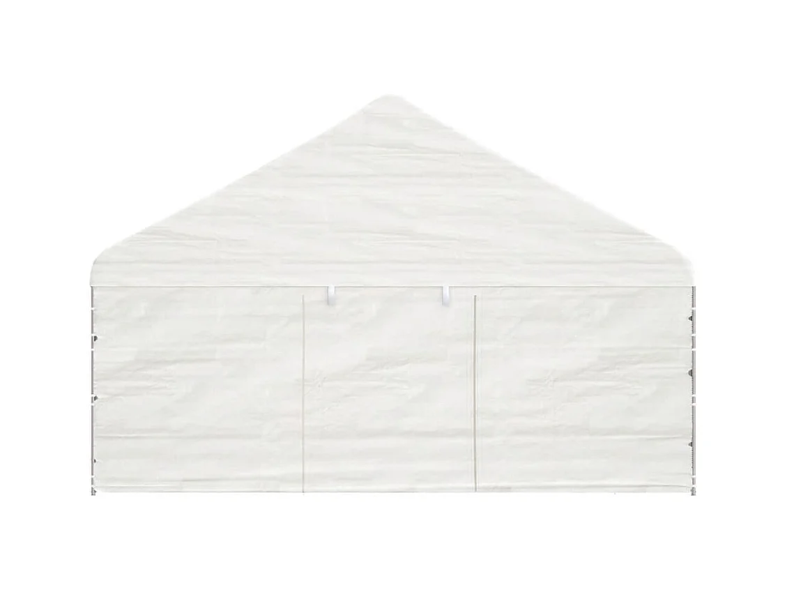 Belvédère avec toit blanc 11,15x5,88x3,75 m polyéthylène