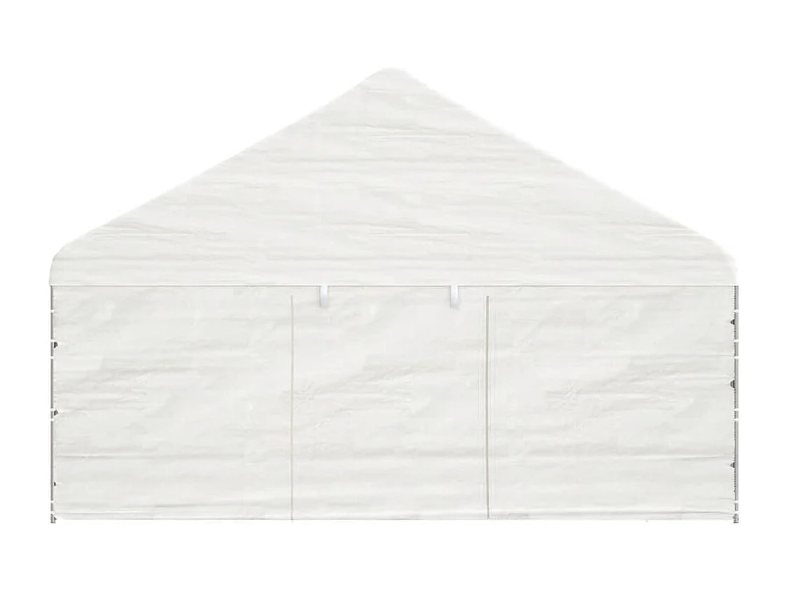 Belvédère avec toit blanc 11,15x5,88x3,75 m polyéthylène