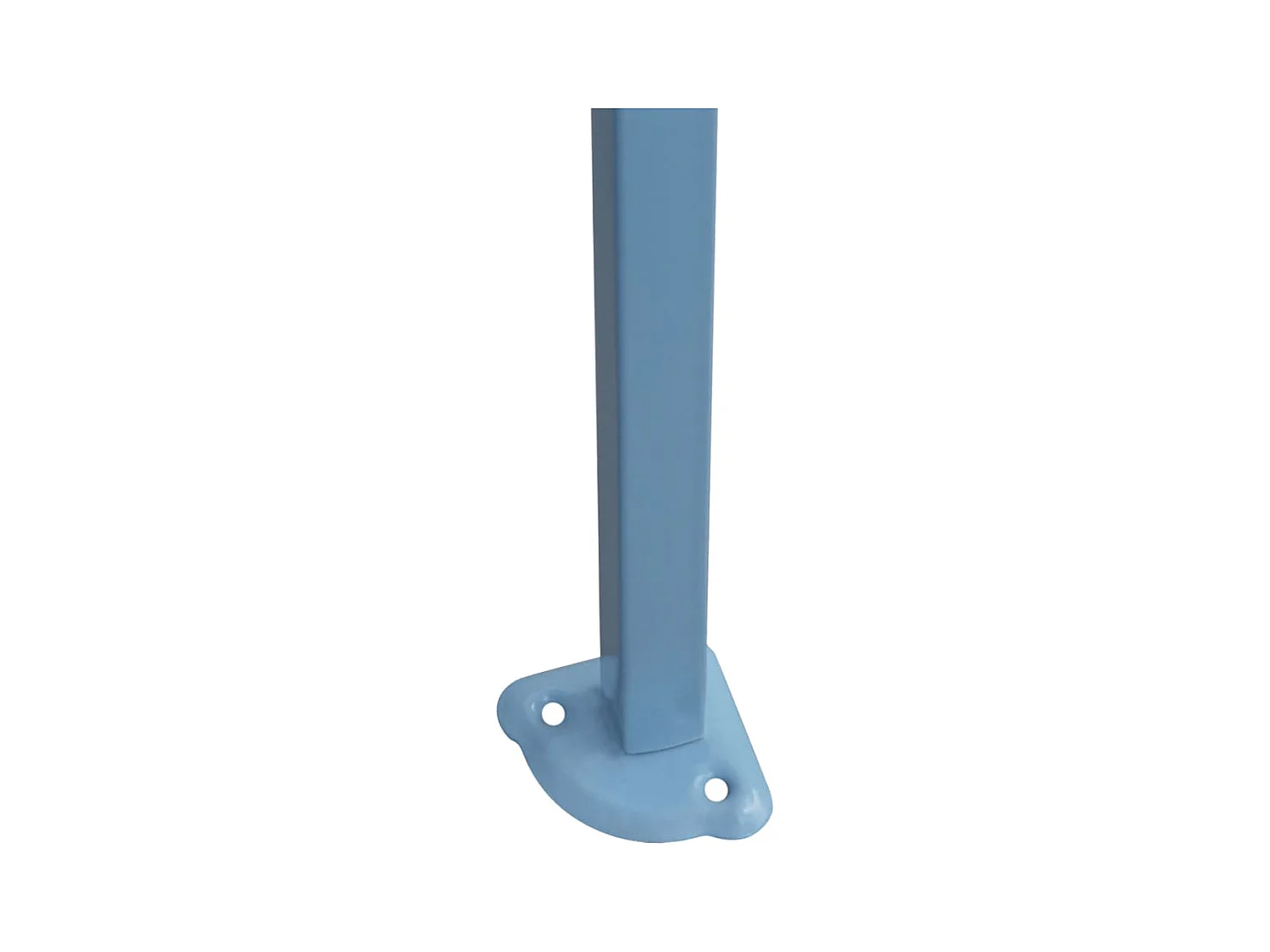 Gazebo Pieghevole con 4 Pareti 3x6m Acciaio Blu