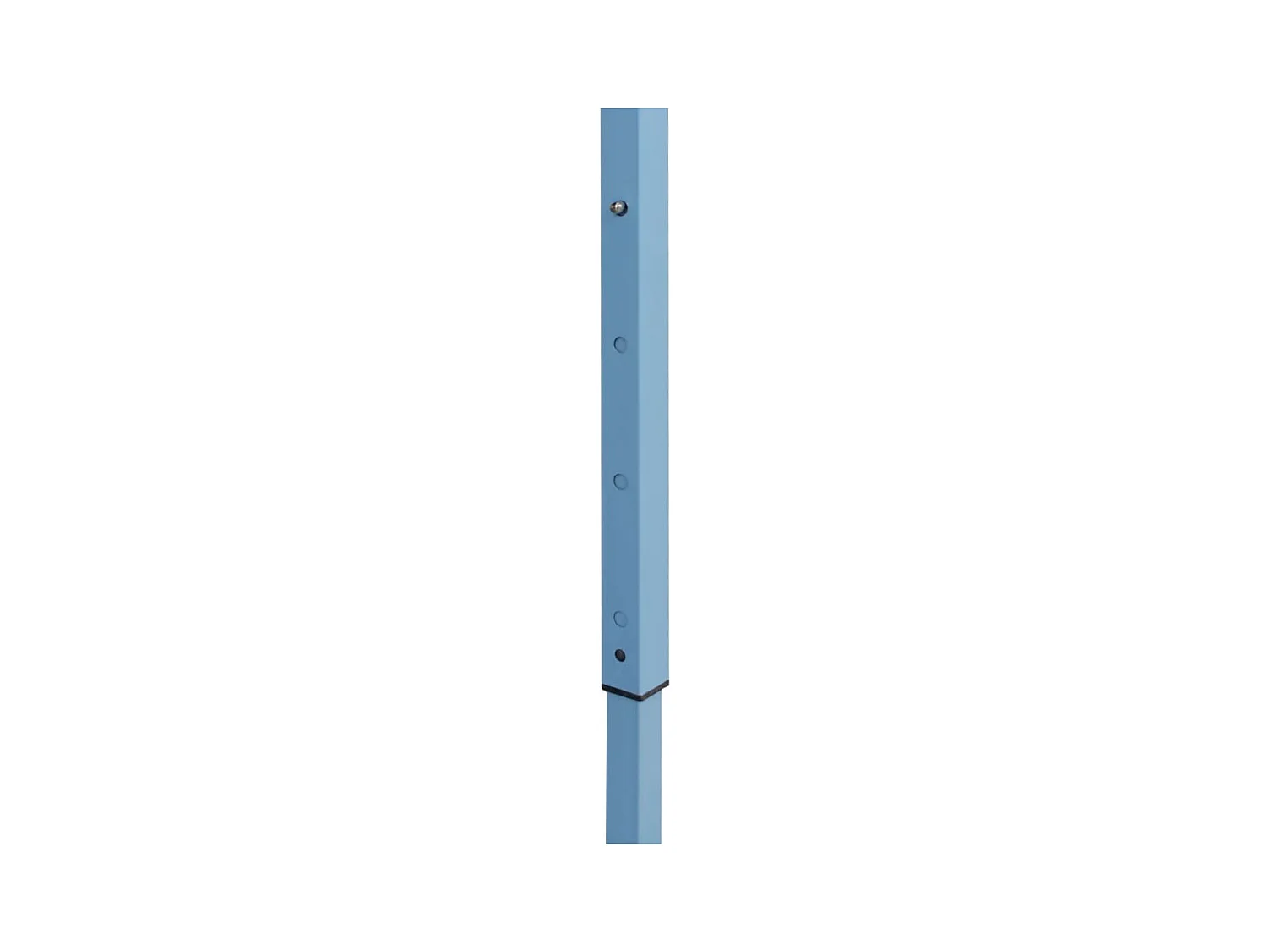 Gazebo Pieghevole con 4 Pareti 3x6m Acciaio Blu