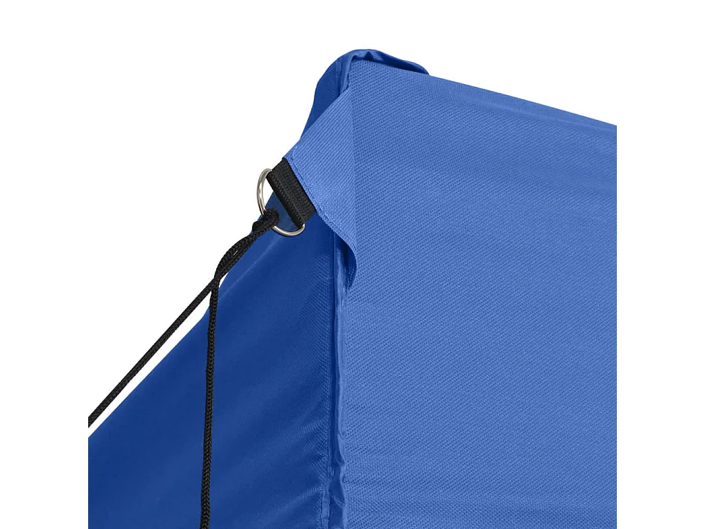 Carpa plegable profesional con 4 paredes acero azul 3x6 m