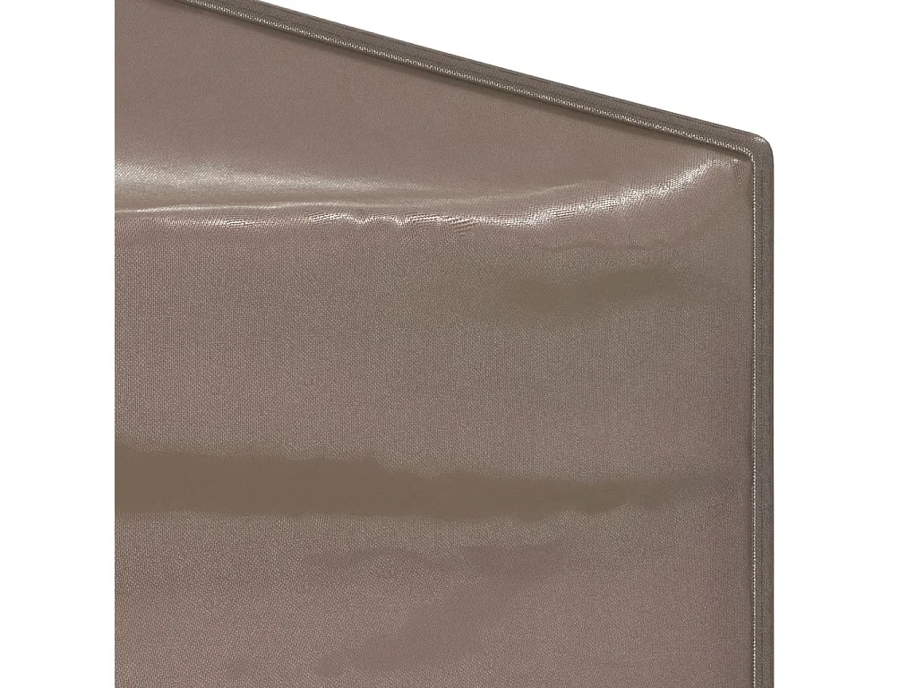 Tente de réception pliable Taupe 3x3 m