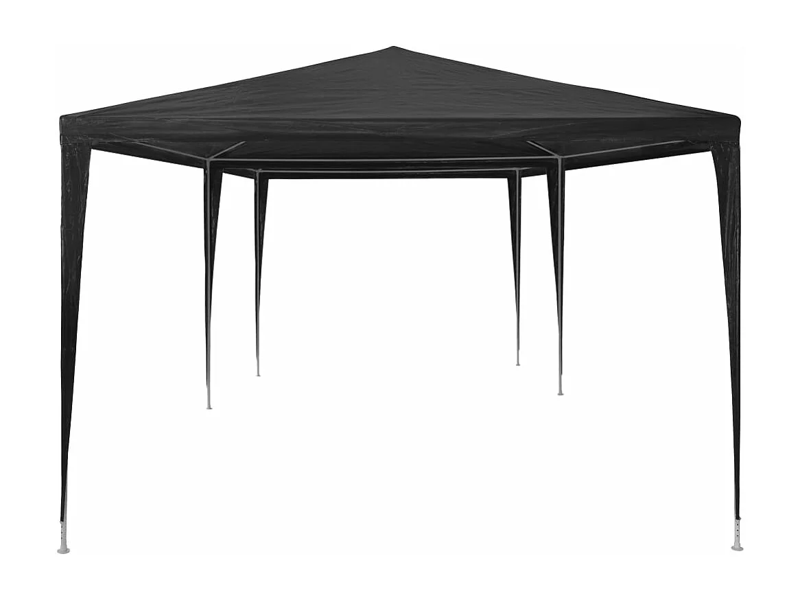 Carpa para fiestas PE gris antracita 3x6 m