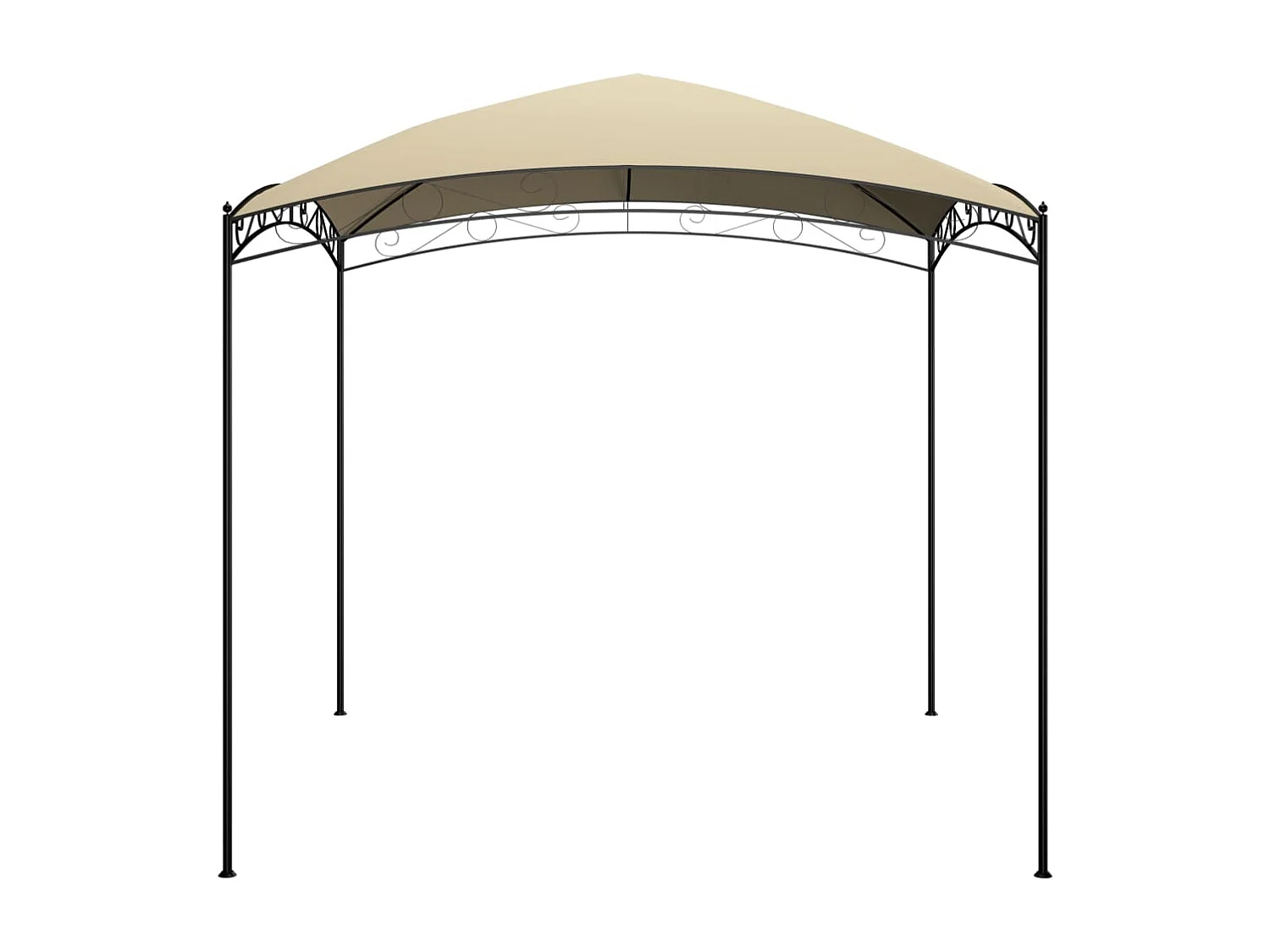 Gazebo 3x3x2,65 m 180 g/m² creme