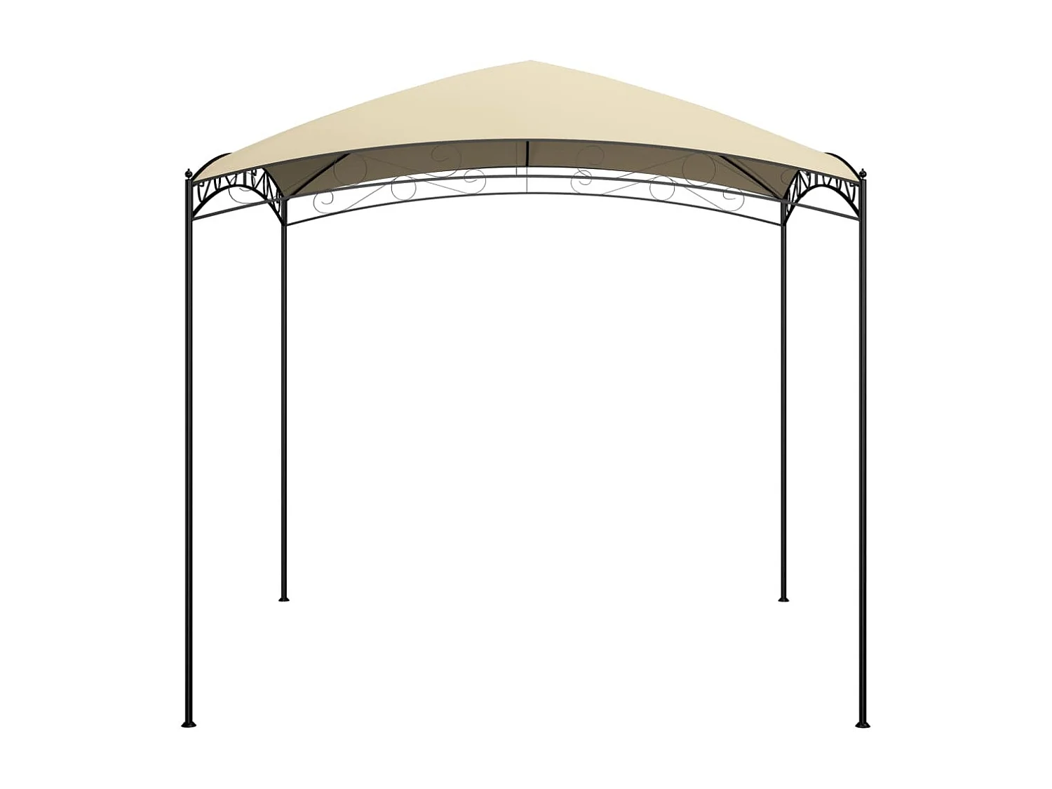 Gazebo 3x3x2,65 m 180 g/m² creme