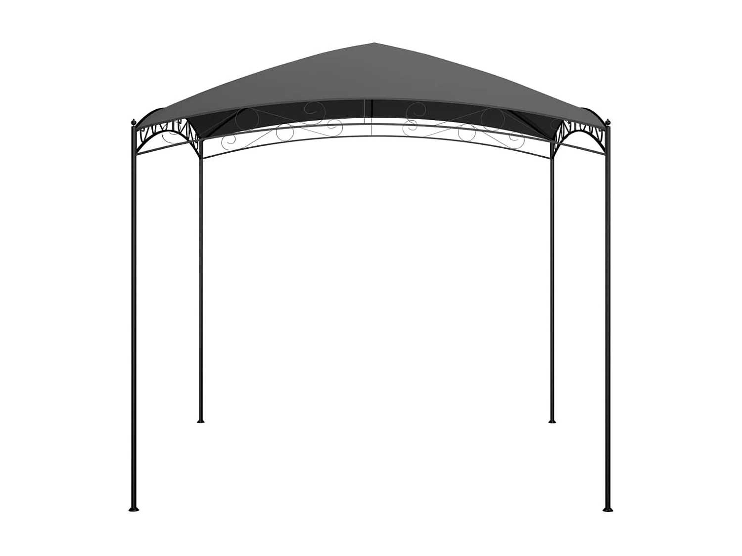 Belvédère 3x3x2,65 m Anthracite 180 g/m²