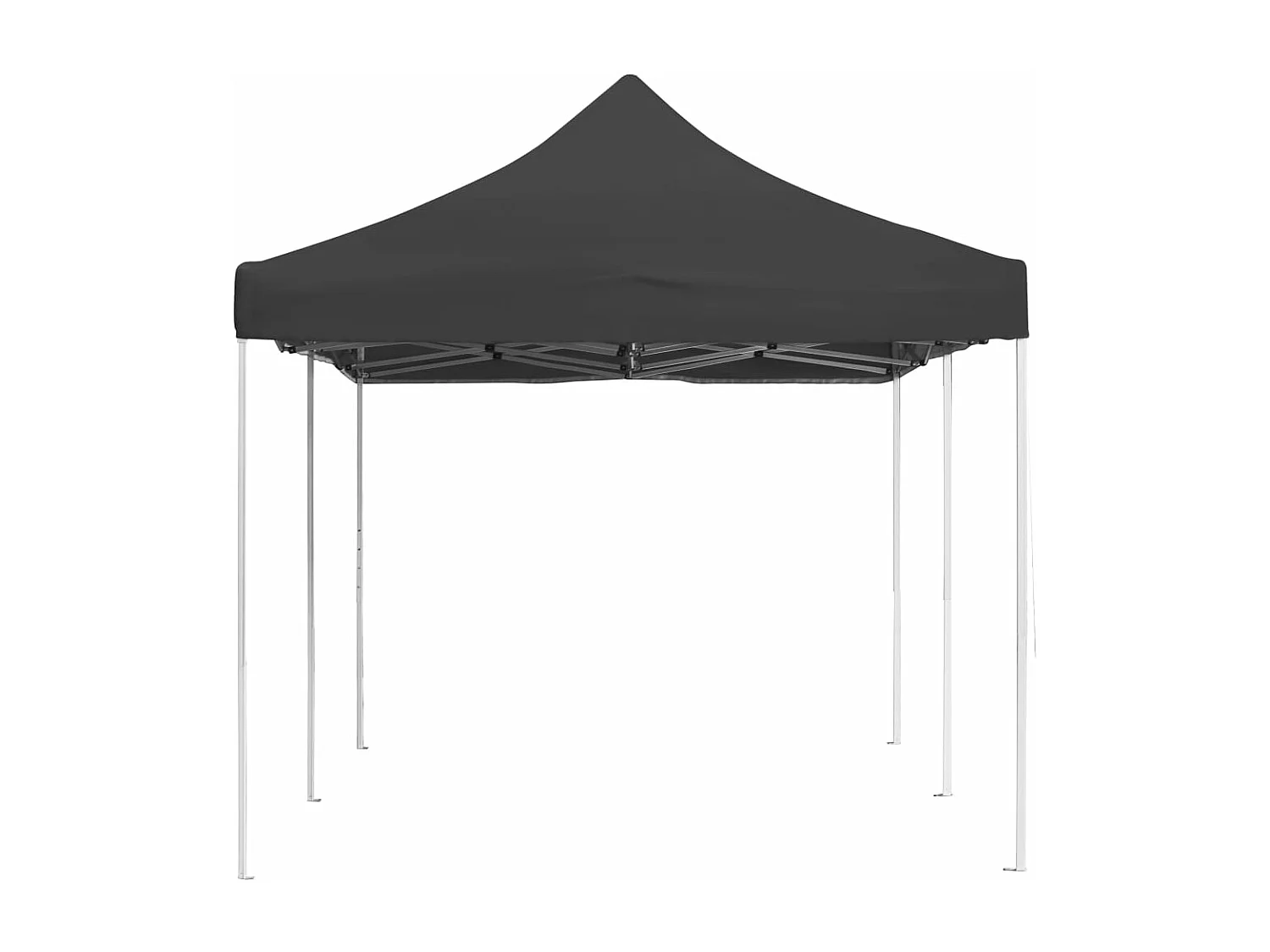 Partytent professioneel inklapbaar 6x3 m aluminium antraciet