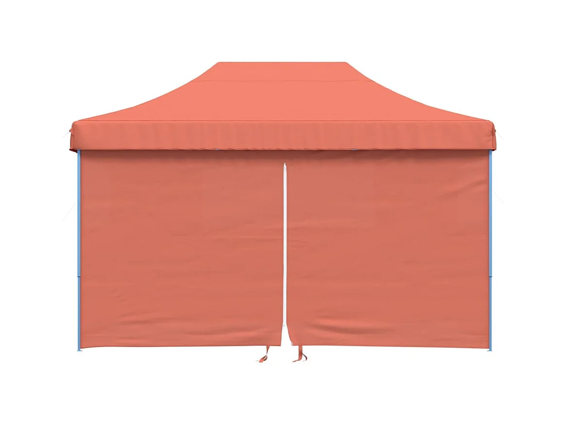 Tente de réception pliable escamotable avec 4 parois latérales